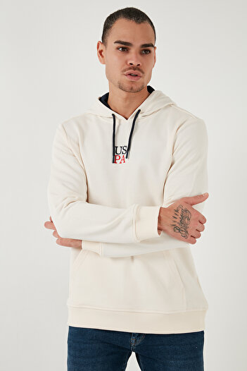 U.S. Polo Assn. ΒΑΣΗ. Polo Ανδρικό SWEAT - Γιακάς με κουκούλα, βαμβακερό μείγμα, φούτερ με κανονική εφαρμογή G081GL 0821943515