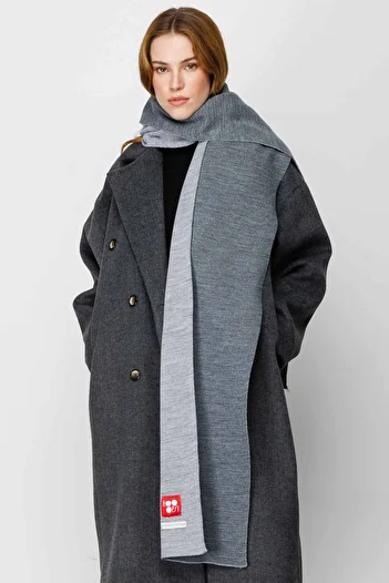 Hooopstore Dark Gray Reversible Scarf