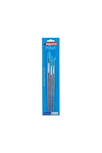 Bigpoint 145 Series Round Brush Set - Pony and Gouache Paint, No: 1 - 3 - 5