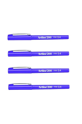 artline ARTLINE 200N - FINE WRITING PEN PURULE (4 Pieces)