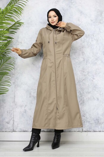 benguen Mink Seasonal Trench Coat 1305