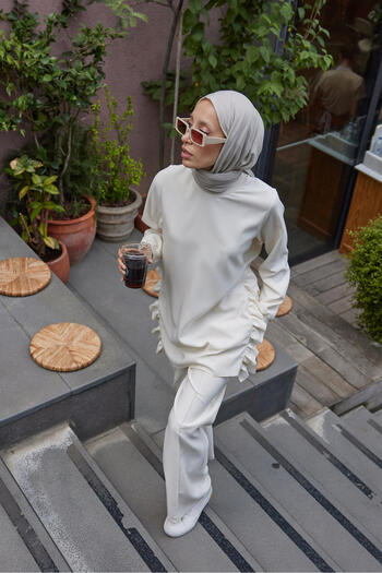 Touché Privé Ribbed CREPE PANT