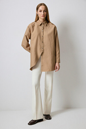 Touché Privé Asymmetrical Kupra Shirt