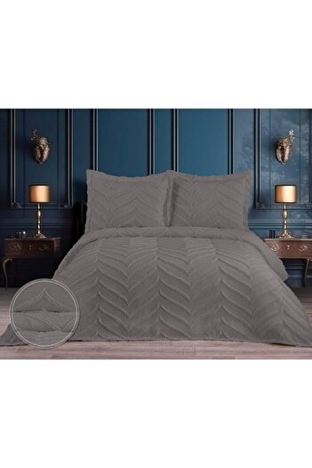 bursa çeyiz Nordic Bedspread Fenomen Niche Pike Set Anthracite