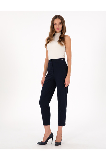 Pierre Cardin Lacivert Carrot Fit Kumaş Pantolon 50302509-VR033