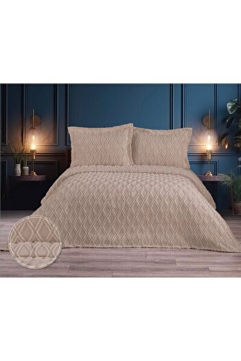 Bayev Κάλυμμα κρεβατιού Fenomen Arenisca Pique - Σετ Nordic Beige