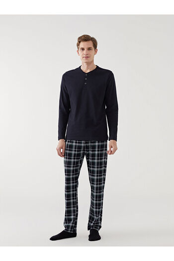 LC Waikiki Σετ ανδρικών πιτζάμες Standard Fit LCWK