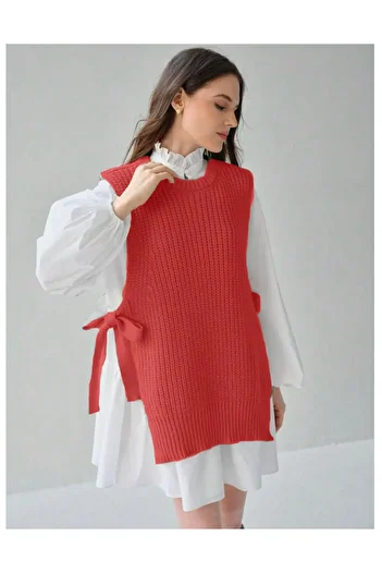 moda mh Women's Thessaloniki Side Tie Sweater