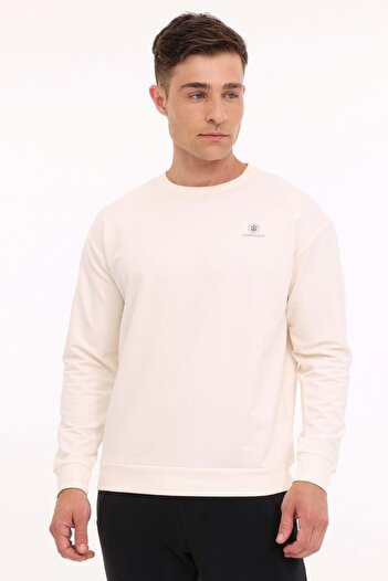 lumberjack Mb Sn75 C Neck Sw 4pr,ecru Ανδρικό φούτερ