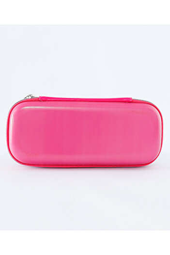 Fab N Funky Magical Unicorn Pencil Case - Shockproof Red EVA with Sturdy Zipper,  Pen Holder for Kids 3+