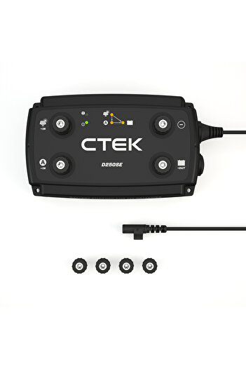 CTEK D250SE، 12 فولت، 20 أمبير، نظام إدارة البطارية المزدوجة مع التحكم بالطاقة الشمسية
