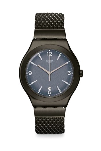 Swatch Ywm403M Mesh O'Light Men's Wristwatch