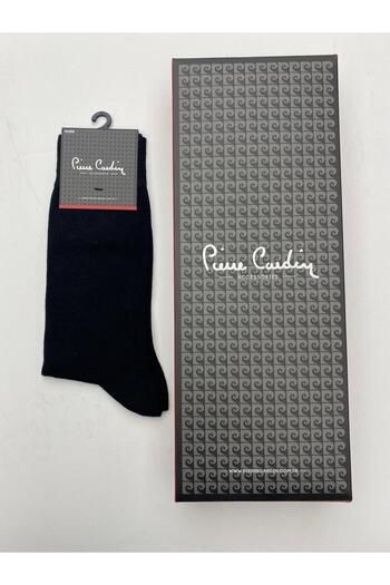 Pierre Cardin Pi̇erre Cardi̇n Modal 12-Pack Men's Long Classic Socks Code 900-Pc Black