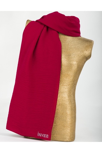 Sima Claret Red Invee Jazz Shawl 1246