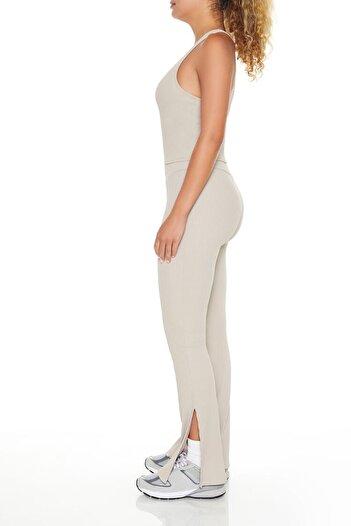 Forever 21 Active Split-Hem Flare Tayt