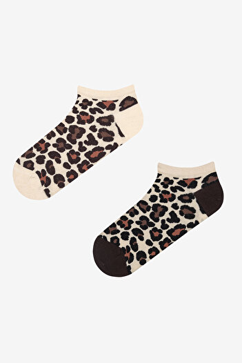 Penti Browny Leopard 2-Piece Booties Socks