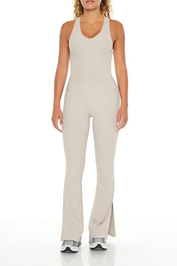 Forever 21 Active Split-Hem Flare Tayt