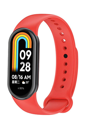 Tagomoon Mi Band 8 , Mi Band 9 Ve Mi Band 10 Ile Uyumlu Kayış Spor Jel Silikon Kordon