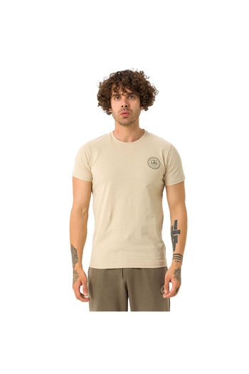 ROUTEFIELD Ανδρικό καφέ μπλουζάκι Timothy ΑΝΔΡΙΚΟ T-SHIRT RFTIMOTHY22