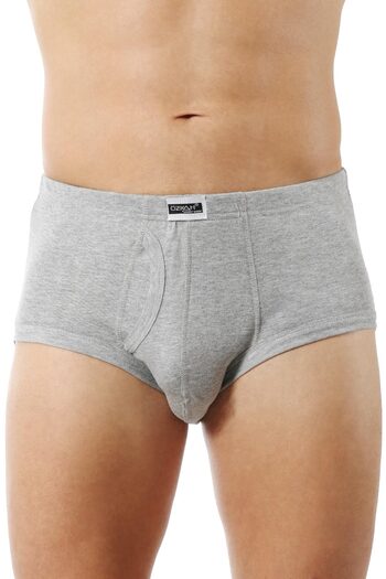 ÖZKAN underwear سراويل داخلية رجالية مضلعة من القطن - عبوة من 3 قطع، محفظة، مرنة وناعمة ومريحة