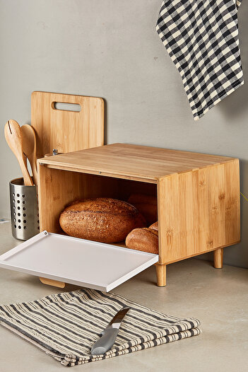 Perotti Eligio Bamboo Bread Cabinet
