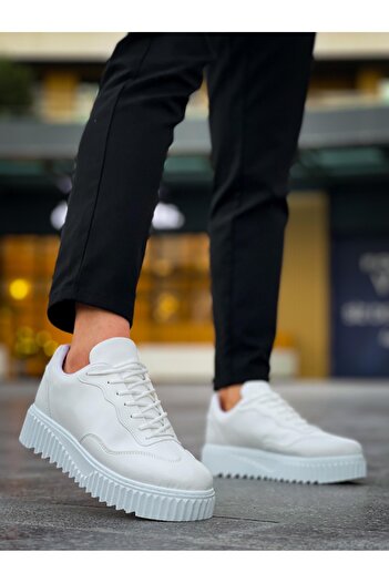BOA Ba0802 Boa White Color High Sole Men's Casual Shoes