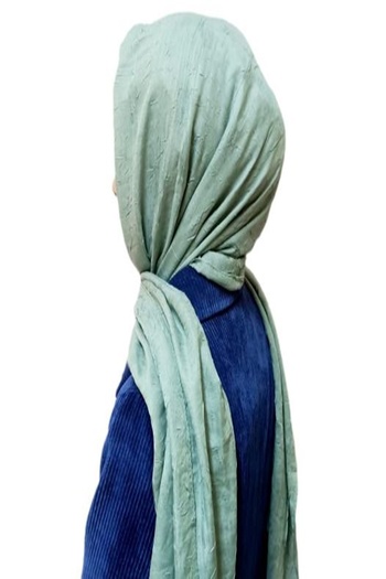 ENEFENDİ Bamboo Crochet Shawl Lightweight No Ironing Comfortable Hijab Hijab Shawl