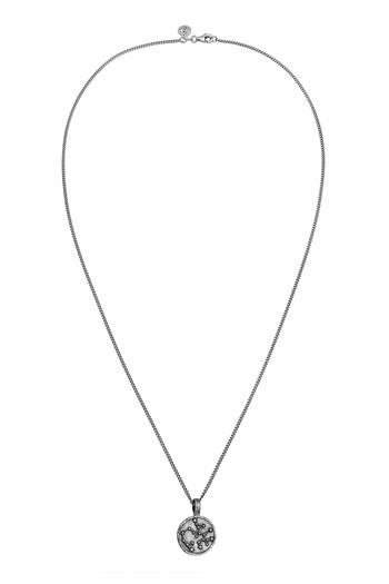 HAZE & GLORY Necklace HG HAZE & GLORY - Men's necklace with pendant in 925 sterling silver, jewellery Men's, silv