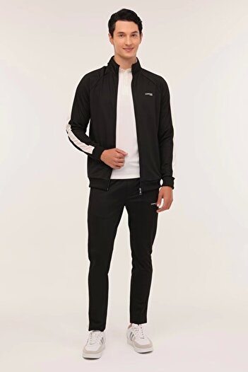 lumberjack 101889632 ML HEALS 18BA-220 4PR Siyah Erkek Eşofman Üstü
