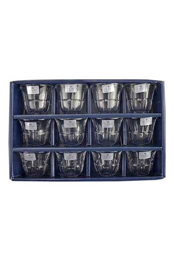 Solitaire Crystal 12-Piece Square Trudeau Cawa Cups