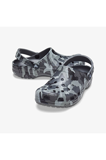 Crocs 206454-0ıe Класически сиви чехли за сабо с публична матрица