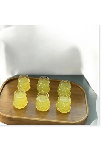 safestore 6-Piece Mini Grape Cup - Bead Brown, Shaped Pinterest Cup, 75ml Heat Resistant