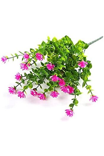 Nettenevime Artificial Flower Pink Enameled Boxwood Decorative Artificial Plant