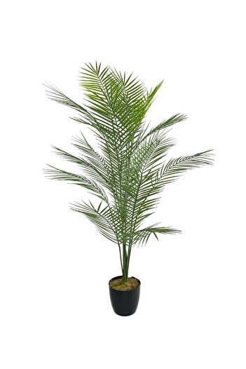 Nettenevime Yapay Ağaç Areka Ağacı Palmiye Ağacı Salon Bitkisi Yapay Areka 130 Cm 20 Yaprak