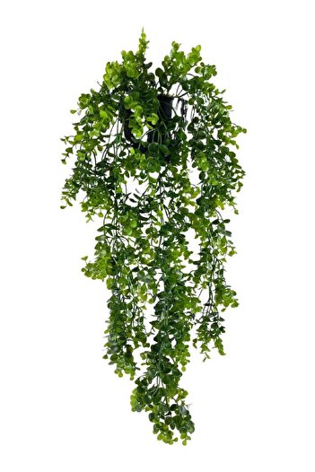 Nettenevime Yapay Çiçek Saksıda Sarkan Şimşir Okaliptus Yapay Sarmaşık 60cm