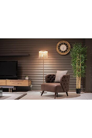 Nettenevime Yapay Bambu Ağacı 210cm Siyah Saksılı 7 Dallı