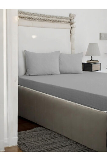 DANLA BALDİ Double Cotton Economical Fitted Elastic Sheet Set