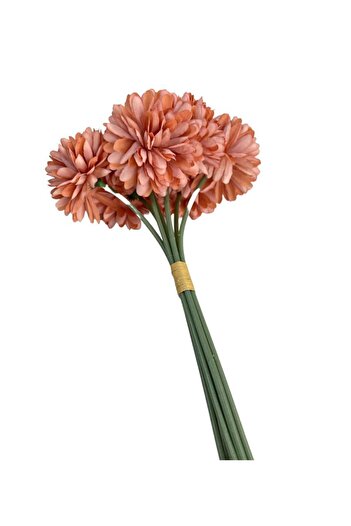 Nettenevime Artificial Flower Chrysanthemum Snowball Rose Dried 7 Separate Single Branch Bunch