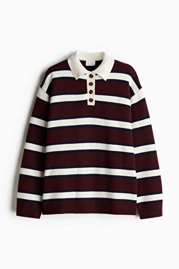 H&M Fine-knit polo shirt