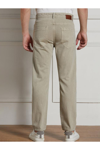 Dennis Lingo By Styli Mid Rise Relaxed Fit Solid Jeans
