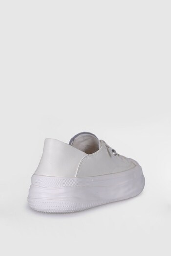 Lufian Comfortable Casual Women's Sneaker Sneakers White/White