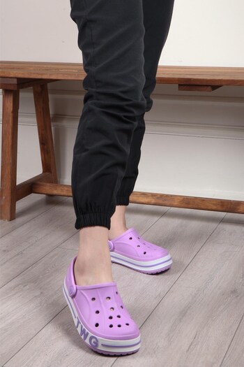 İncim Γυναικείες παντόφλες & σανδάλια Lilac Orthopedic Comfort Nurse Doctor Cook