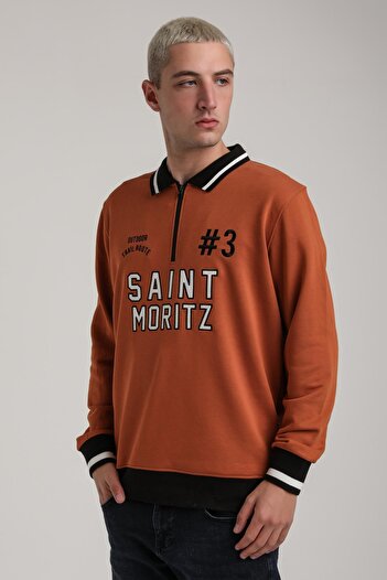 NEW WORLD POLO Crew Neck Tile Slim Fit Sweatshirt 24Fwm60207