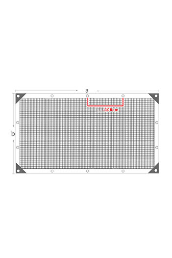 Generic شبكة تظليل 3×6 متر