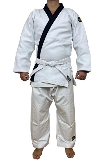 TOP GLORY Black Jiu Jitsu Kimono - Bjj Gi, Ju Jitsu Dress, Collared