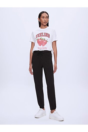 Ltb Απαλή μαύρη φόρμα Basic Jogger