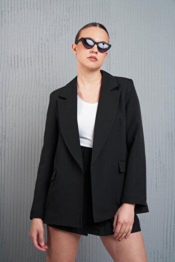 citycenterfashion Women's Oversize Blazer Jacket Cty-Abr-9000