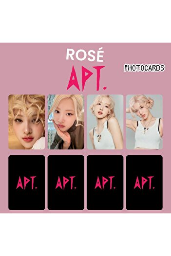 Kpop Dünyasi Blackpink Rose''Apt'' Photocards Set