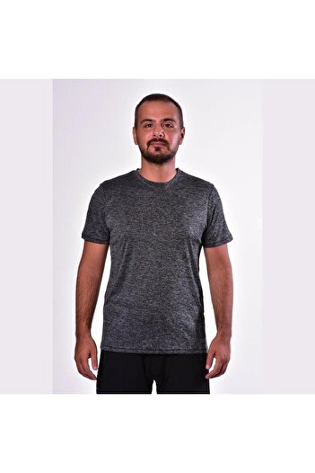 Lotto W1105 Model Men's Grey Plain T-Shirt