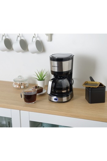 ALSAIF Electric Filtered Coffee Maker  E03439 Silver/Black